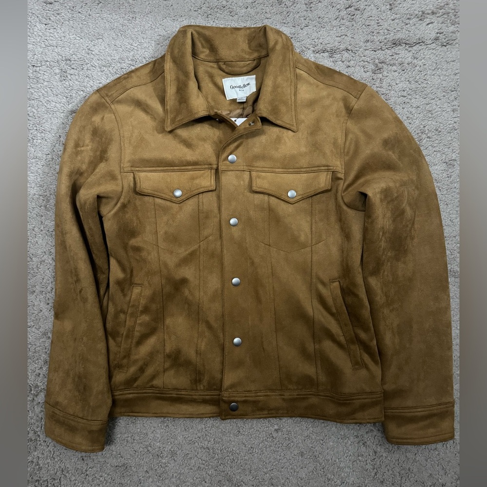 Goodfellow Tan Jacket Coat Medium - image 1